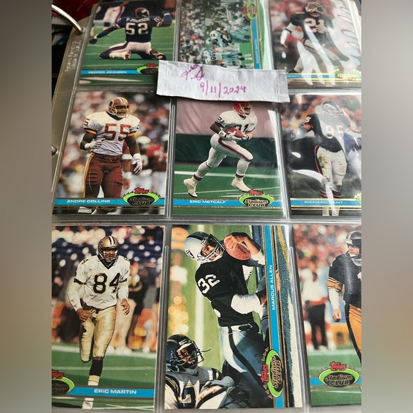 1991 Topps Stadium Club Football Complete Set - Picture 2 of 14